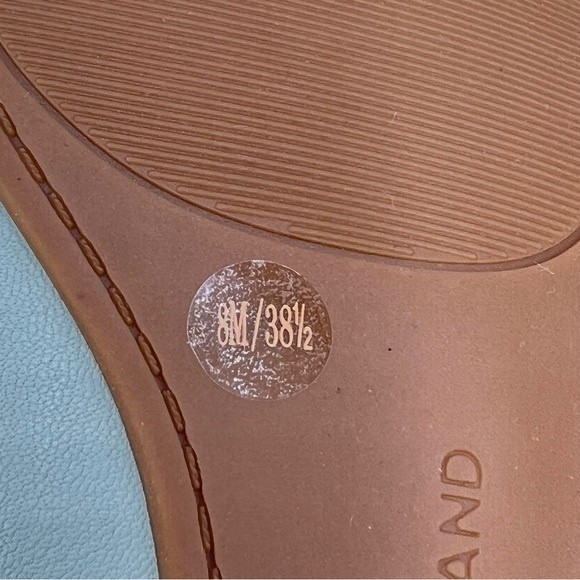 Lucky Brand Womens Size 8 Pastel‎ Light Seafoam Green Leather Ballet Flats Shoes - Picture 15 of 16